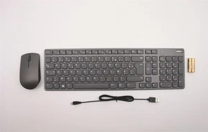 Lenovo Yoga A940-27ICB Wireless Keyboard Mouse French Grey 01AH880 - Picture 1 of 4