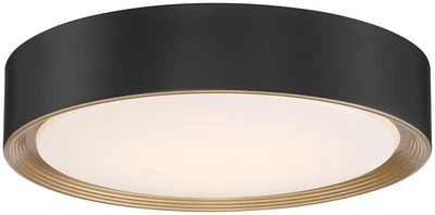 Access Lighting 49970LEDDCS Malaga 16"W LED Flush Mount Ceiling - White - Image 1 of 4