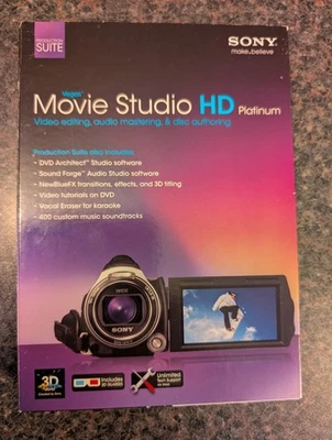 Sony Vegas Movie Studio HD Platinum Version 11 - Image 1 of 4