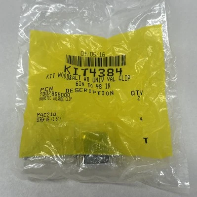 Hunter Douglas VALANCE magnet kit FOR WOOD, FAUX WOOD BLINDs. KIT4384 NEW - Image 1 of 3