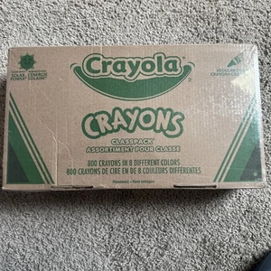 Crayola Classpack 800 pastelli assortiti 8 colori nuovi sigillati *LEGGI* - Foto 1 di 4