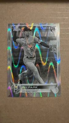 2022 Topps Chrome Sonic - Hoy Park #32 Black & White RayWave Refractor (RC) - Image 1 of 2