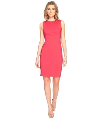 Nuevo vestido vaina para mujer Calvin Klein mezcla de algodón panel princesa lápiz labial 8 Foto 1 de 4