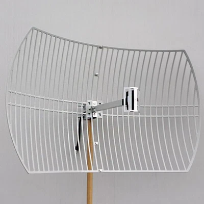2.4GHz 802.11bgn 24dBi WiFi Parabolic Grid Antenna N Female Mounting Kits - Image 1 of 4