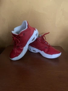 Nike Mens Air Jordan Flight Hi Top DQ8404-601 Red Basketball Shoes Sneakers 4.5 - Picture 1 of 6