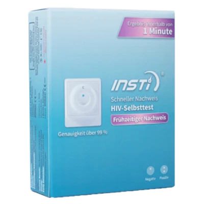 Test rápido VIH INSTI autotest test casero 1 min. Comprar discretamente certificado CE