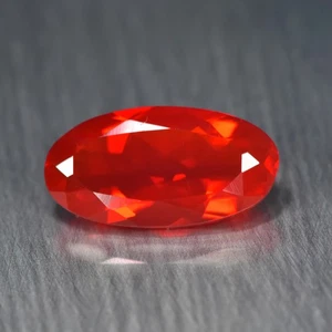 1.40Ct Stunning "AAA" Grade Natural Vivid Red Fire Opal From Mexico - Picture 1 of 1