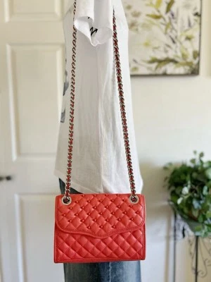 Bolso Rebecca Minkoff Affair Coral Acolchado Tachuela Convertible XBody Cadena Correa Foto 1 de 4