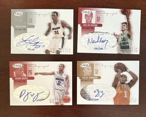 2002 Sage Authentic Autograph Lot (6) Kareem Rush Nachbar Wagner Yarbrough - Picture 1 of 4