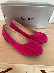 Gabor Ballerina 37,5 bzw 4,5 pink neu wildleder - Bild 1 von 6