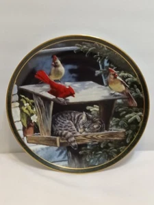 "Cat Nap" von Persis Weirs 8" Teller Bradford Exchange #3304 Vintage neugieriger Nachbar - Bild 1 von 11