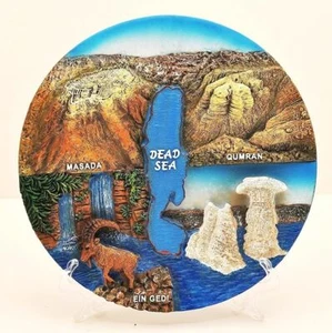 Plato de cerámica de colección con soporte de Holyland Jerusalén - Imagen 1 de 1