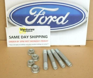 1999-2004 Ford F250 F350 Front Wheel Hub Knuckle Studs And Nuts M14 X 1.5 qty 4 - Picture 1 of 3