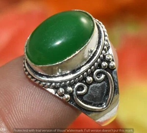 Green Onyx Gemstone Turkish Style Ring Us Size 8.5" U343-G108 - Picture 1 of 1