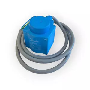 DANFOSS 018F6282 BOBINE BLEUE BF230CS AVEC CÂBLE 1 MT SOLÉNOÏDE CLIMATISEUR - Foto 1 di 1
