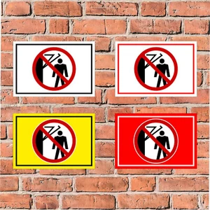 Schild - Hinter den Schwenkarm treten verboten! - in 4 Größen - S00355-072 - Bild 1 von 5