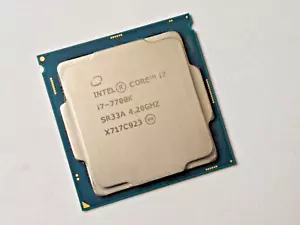 Intel Core i7-7700K @ 4.20GHz ( TURBO 4.50 GHz ) - LGA 1151 Desktop Processor - Picture 1 of 2