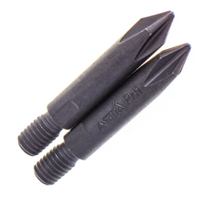 ASTA PH1 Kreuzschlitz Gewinde Antrieb Schraubendreher Bit S2 Stahl 34 mm 2er Pack - Bild 1 von 2
