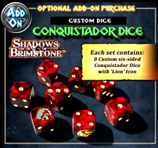 Shadows of Brimstone Adventures Custom Conquistador Dice OFFICIAL Game Accessory