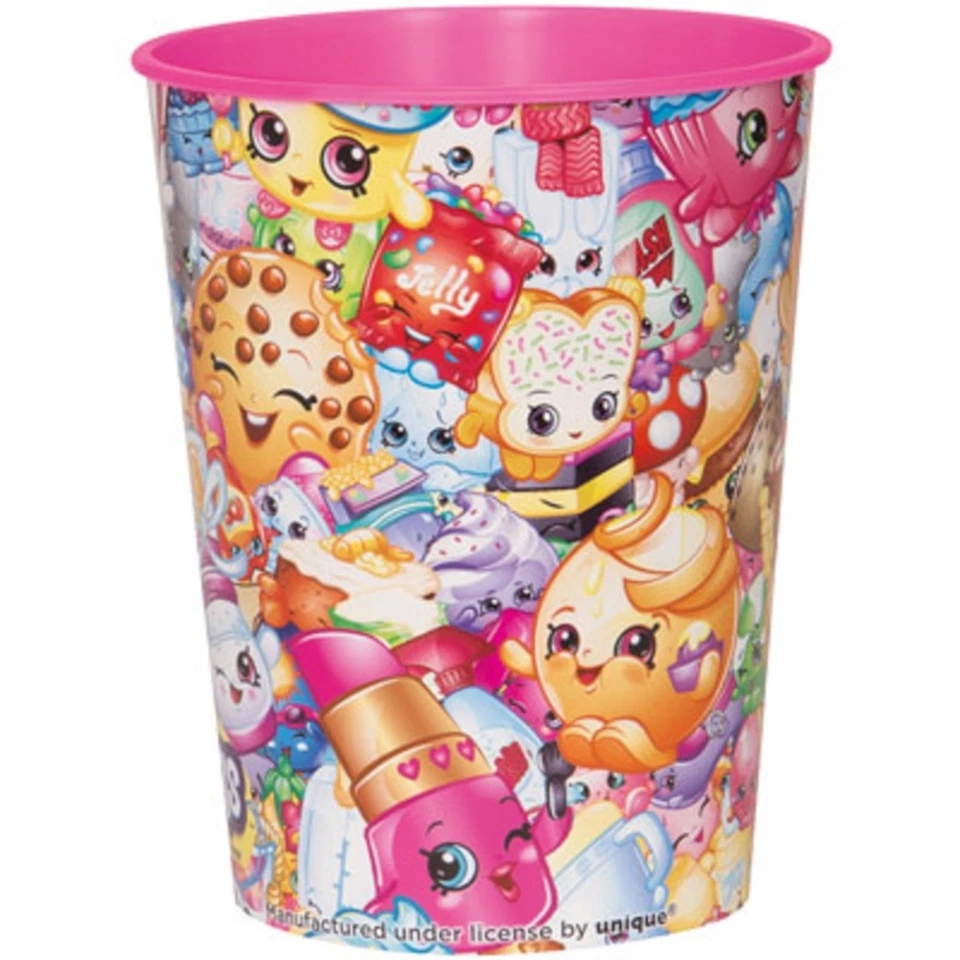 Unique 16oz Shopkins Collection Plastic Cup