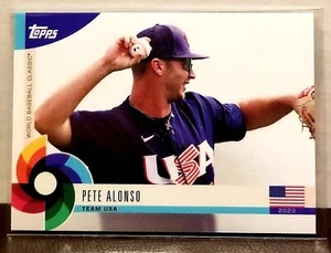2023 World Baseball Classic - Global Stars Pete Alonso #7 Team USA New York Mets - Picture 1 of 1