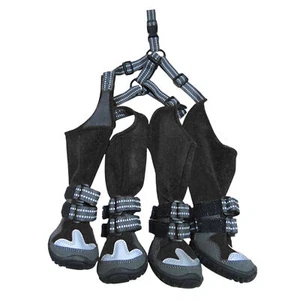 Outdoor Walking Dog Boots Nonslip Dog Shoes Waterproof Dog Boots Adjustable - Picture 1 of 16