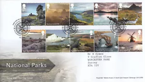 (132219) Parchi nazionali GB RM FDC Bakewell 1995 - Foto 1 di 1