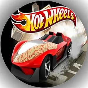 Tortenaufleger Geburtstag Party Tortenbild Fondant Oblate Hot Wheels  P12 - Bild 1 von 1