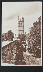 Großbritannien, England 269 Oxford -1927 Magdalen College Tower (Echtfoto (RPPC) - Bild 1 von 2