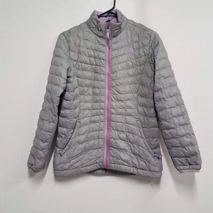 The North Face Girls Large L 14-16 Thermoball Quilted Jacket STAINED NF0A2RCI - Picture 1 of 8