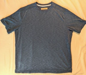 T-shirt vintage Tommy Bahama modal uomo XL blu vestibilità rilassata casual anni 90 - Foto 1 di 8