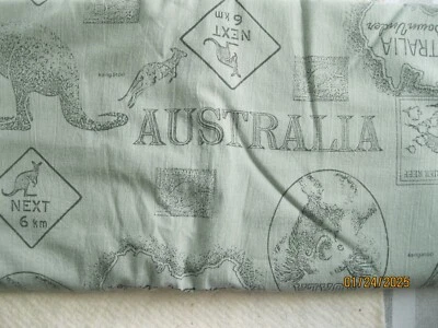 Shades of gray Australian theme from Marcus Brothers Fabrics - Image 1 of 2