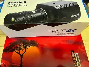 Marshall CV420-CS Pro Broadcast Camera 6 Month Warranty Mint 4k 60fps HD Cctv - Picture 1 of 1