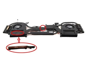 ASUS TUF GAMING F15 FX507 COOLING HEATSINK FAN ASSEMBLY 13NR0BV0AM0101 *DAMAGES* - Photo 1/2