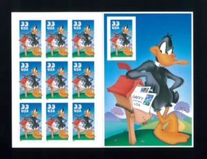 United States 33¢ Daffy Duck Looney Tunes Postage Stamps #3306 MNH Full Sheet - Picture 1 of 1