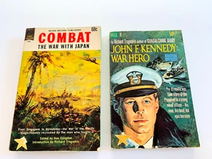 Combat War Books RICHARD TREGASKIS Lot John F Kennedy World War II Japan Germany - Picture 1 of 12