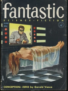 FANTASTISCHE SCIENCE FICTION - Juni 1956 GG Art Cover - Bild 1 von 2