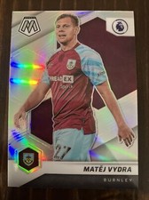 Matej Vydra 2021-22 Mosaic Silver Prizm #38 Burnley EPL Czech Republic