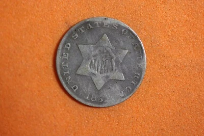 Estate Find 1852 - Three Cent!!!!  #K35546 - Image 1 of 2