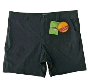 LL BEAN Shorts Black Comfort UPF 50+ Sweat Absorption Men's Size 2XL NWT  - Picture 1 of 11