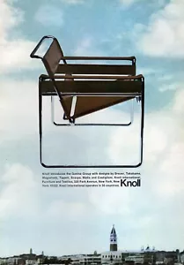 Silla Knoll Furniture Gavina Group 1970 anuncio impreso en color original - Imagen 1 de 1