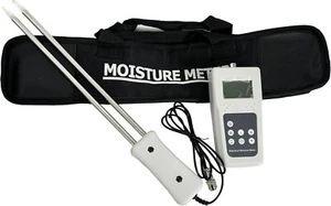Portable Hay Moisture Meter Hay Bales Tester Long Pin Type Range 5-82%(CD00) - Picture 1 of 8