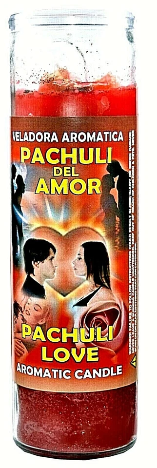 CANDLE COCKTAIL AROMATIC PATCHOULI LOVE- PACHULI DEL AMOR ROJO - Image 1 of 1