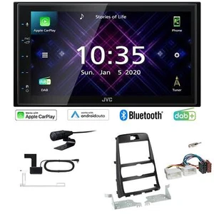 JVC Autoradio Apple CarPlay Android DAB+ für Hyundai Genesis 2010-2013 schwarz - Bild 1 von 8