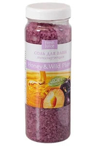 Bath Salt Honey & Wild Plum Tones Skin 700g Fresh Juice 1865 - Picture 1 of 1