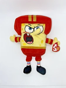 Ty Beanie Babies Plush Spongebob Square Pants Quarter Back - Picture 1 of 12