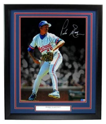 Pedro Martinez HOF Autographed 16x20 Photo Montreal Expos Framed Beckett 176776 - Image 1 of 4