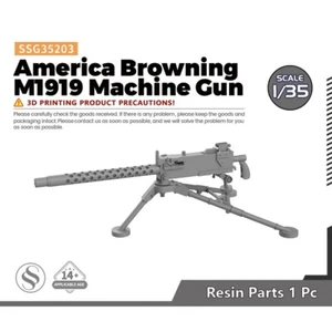 Piezas de actualización de modelo SSG203 1/35 America Browning M1919 ametralladora - Imagen 1 de 3