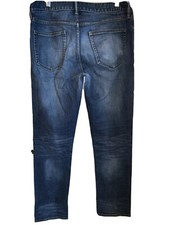 Banana Republic Pants Mens 33X34 Slim Straight Distressed Dark Straight Jeans