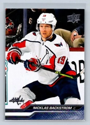 2023-24 Upper Deck Series 2 #442 Nicklas Backstrom Washington Capitals (A) - Image 1 of 2